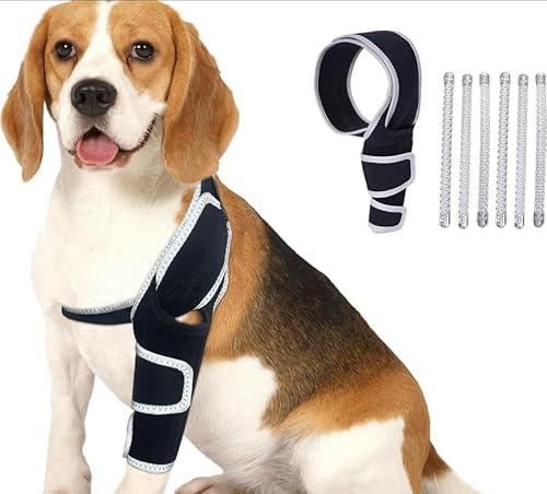 HuuppHip Hundebeinbandagen für gerissene ACL, Hundebeinbandage, Hundebeinbandage für Hüftdysplasie, Hundearthritis, Luxating Patella, XL von HuuppHip