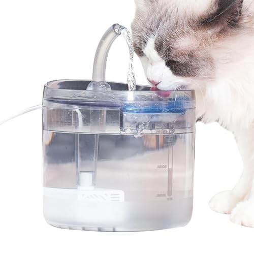 Automatic Water Bowl, Indoor Drinking Fountain, 5.91inch Easy to Maintain and Refill, Ideal Cats and Small Pets 1.5l Size, Quiet Filtration Water Dish for Garage, Garden & Balcony Automatic Water Bowl, Indoor Drinking Fountain, 5.91inch Easy to Maintain and Refill, Ideal Cats and Small Pets 1.5l Size, Quiet Filtration Water Dish for Garage, Garden & Balcony von Huvqianu