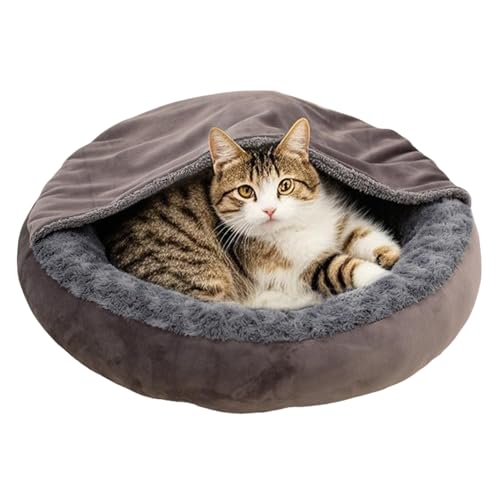 Cat Nest Bed, Cozy Puppy Cushion, 23.62x23.62in Warm Donut Cave, Soft Plush Comfort, Calming Sleep Design for Kittens, Puppies, Outdoor Travel, Winter, Pet Resting Supplies Cat Nest Bed, Cozy Puppy Cushion, 23.62x23.62in Warm Donut Cave, Soft Plush Comfort, Calming Sleep Design for Kittens, Puppies, Outdoor Travel, Winter, Pet Resting Supplies von Huvqianu