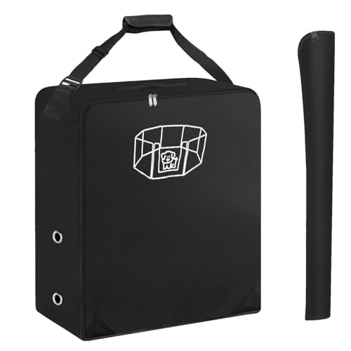 Dog Fence Storage | Portable Playpen Bag | Dog Playpen Carrier, Dog Fence Bags, Travel Pet Fence, Wide Shoulder Strap Dog Fence Travel Bag for Storing Picnic Gear, Dog Pens, Toys Dog Fence Storage | Portable Playpen Bag | Dog Playpen Carrier, Dog Fence Bags, Travel Pet Fence, Wide Shoulder Strap Dog Fence Travel Bag for Storing Picnic Gear, Dog Pens, Toys von Huvqianu