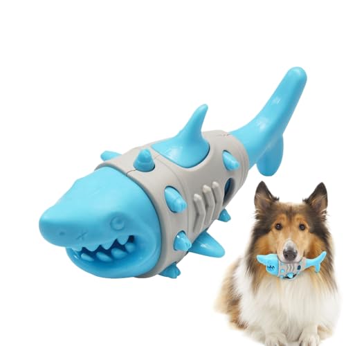 Dog Treat Dispenser Toy, Puppy Chewing Slow Feeder, 7.48in Bite Resistant Play, Shark Shaped Food Dispenser, Portable Interactive Design for Garden, Backyard, Boredom Reduction Dog Treat Dispenser Toy, Puppy Chewing Slow Feeder, 7.48in Bite Resistant Play, Shark Shaped Food Dispenser, Portable Interactive Design for Garden, Backyard, Boredom Reduction von Huvqianu