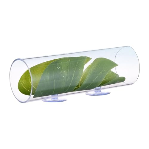 Fish Tank Cave, Betta Tunnel Aquarium, Acrylic Shelter with Leaf Pad, 3.07x1.57in Spawning Breeding Resting Hideouts, Shrimp Habitat Hiding for Tank Decor Accessories Fish Tank Cave, Betta Tunnel Aquarium, Acrylic Shelter with Leaf Pad, 3.07x1.57in Spawning Breeding Resting Hideouts, Shrimp Habitat Hiding for Tank Decor Accessories von Huvqianu