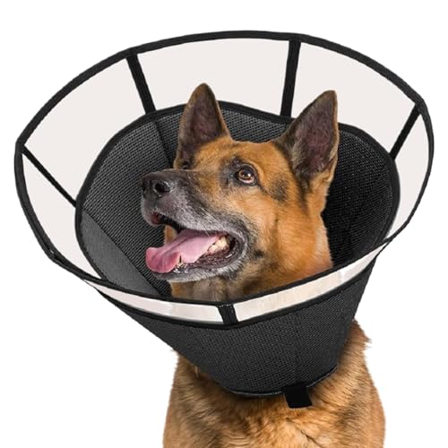 Hundehalsband, bequem, verstellbar, für Wundversorgung, 20 x 30 cm, Anti-Leckschutz, atmungsaktives Haustierhalsband, perfekt für mittelgroße und kleine Rassen, verhindert Beißen Hundehalsband, bequem, verstellbar, für Wundversorgung, 20 x 30 cm, Anti-Leckschutz, atmungsaktives Haustierhalsband, perfekt für mittelgroße und kleine Rassen, verhindert Beißen von Huvqianu