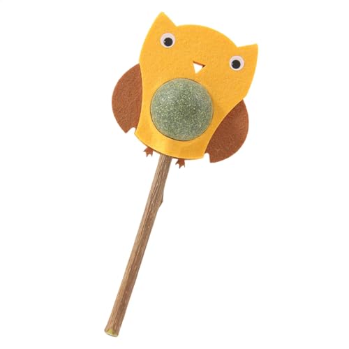 Huvqianu Catnip Balls for Cats, Interactive Cartoon Owl Catnip Toys, 2.36x0.79in Teeth Cleaning and Appetite Boosting Chew Toy, Healthy, Cat Breeds Huvqianu Catnip Balls for Cats, Interactive Cartoon Owl Catnip Toys, 2.36x0.79in Teeth Cleaning and Appetite Boosting Chew Toy, Healthy, Cat Breeds von Huvqianu
