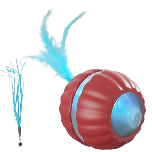 Huvqianu Elektrisches Katzen Spielzeug,Interaktives Ballspiel Automatisch - Beweglicher Spielball Zur Förderung Von Training Jagdübungen Und Innenraumbeschäftigung Huvqianu Elektrisches Katzen Spielzeug,Interaktives Ballspiel Automatisch - Beweglicher Spielball Zur Förderung Von Training Jagdübungen Und Innenraumbeschäftigung von Huvqianu