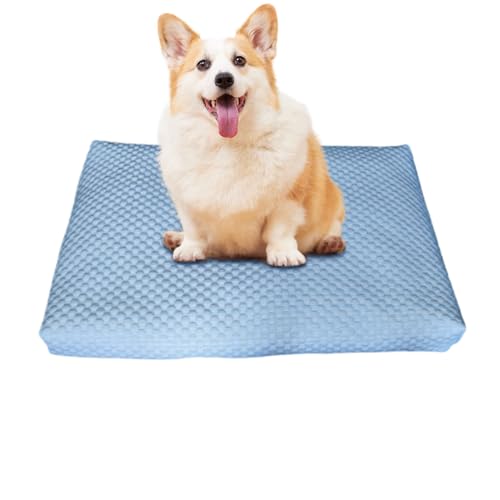 Huvqianu Hundebett Bezug Ersatz,Kühlende Haustierbett Auflage | Abnehmbarer Waschbarer Bezug Für Heiße Innen Außen,Für Transportbox Zwinger Hundekotze Sommer Heißes Wetter Huvqianu Hundebett Bezug Ersatz,Kühlende Haustierbett Auflage | Abnehmbarer Waschbarer Bezug Für Heiße Innen Außen,Für Transportbox Zwinger Hundekotze Sommer Heißes Wetter von Huvqianu