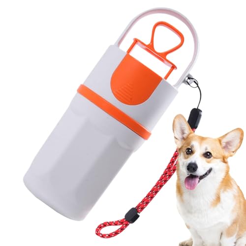 Huvqianu Hundekotpflücker mit Tasche, tragbare Outdoor-Welpenschaufel, 6,5 x 6,5 cm, Abfallgreifer für kleine, mittelgroße und große Hunde, kein Geruch, für Spaziergänge und Reisen von Huvqianu