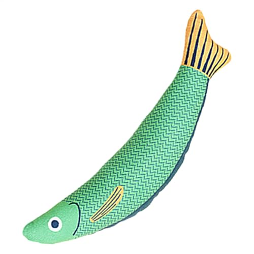 Huvqianu Katzenspielzeug für den Innenbereich, Katzenminze, Saury Fisch, Plüsch-Bissspielzeug, 21,6 x 8,9 cm, interaktives Katzenminze-Knisterspielzeug für Katzen aller Rassen, perfekte Spielzeit Huvqianu Katzenspielzeug für den Innenbereich, Katzenminze, Saury Fisch, Plüsch-Bissspielzeug, 21,6 x 8,9 cm, interaktives Katzenminze-Knisterspielzeug für Katzen aller Rassen, perfekte Spielzeit von Huvqianu
