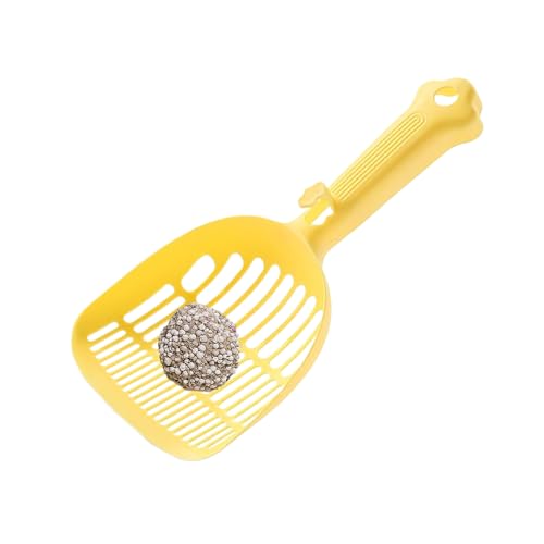 Huvqianu Katzenstreuschaufel, 13,5 x 28 cm, leicht, ergonomisch, langer Griff, authentisch, effizient, einfache Reinigung, bequemer Griff für den Innenbereich von Huvqianu