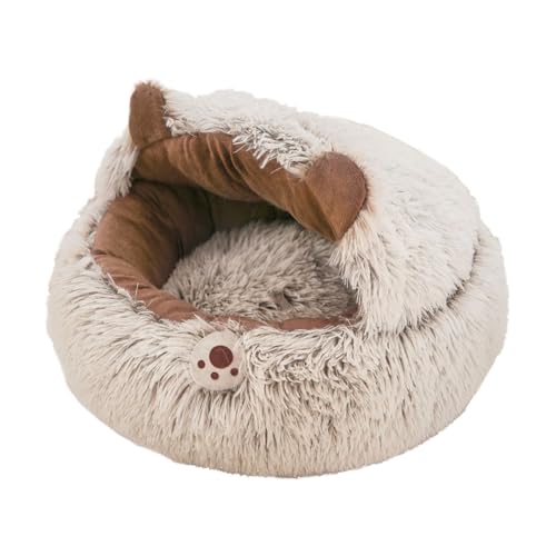 Katzenbetthöhle - beruhigendes Innennest für Winterkomfort, warmes Anti -Slip -Bett mit gemütlichem Design, Haustiervorräte für Kätzchen, Welpen in Wohnung, Schlafzimmer, Wohnzimmer, Balkon oder Schla Katzenbetthöhle - beruhigendes Innennest für Winterkomfort, warmes Anti -Slip -Bett mit gemütlichem Design, Haustiervorräte für Kätzchen, Welpen in Wohnung, Schlafzimmer, Wohnzimmer, Balkon oder Schla von Huvqianu