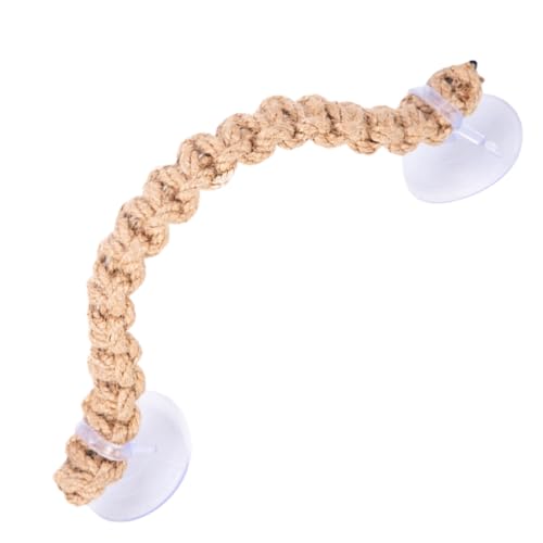 Krabbenbrücke, Krabbenleiter, flexible gewebte Struktur fördert sichere Erkundung, stabiles Material, mühelose Montage, Krabbenlebensraum für angereichertes Terrarium von Huvqianu