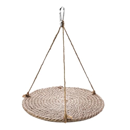 Lizard Hammock Toy, Bed Lounger, Bearded Dragon Swing, Breathable Mesh Tank Accessories, Bearded Dragon Habitat for Parakeets Birds Squirrels, 4.33x4.33x7.87 inches von Huvqianu