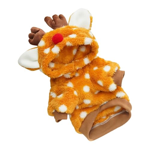 Weihnachts-Hunde-Outfit, Fleece-Hundebekleidung, Welpen-Cosplay-Kostüm, Winter-Hundekleidung, Haustier-Weihnachtskostüm, kaltes Wetter, Haustierkleidung, perfekt für Fotografie, Ausflug Weihnachts-Hunde-Outfit, Fleece-Hundebekleidung, Welpen-Cosplay-Kostüm, Winter-Hundekleidung, Haustier-Weihnachtskostüm, kaltes Wetter, Haustierkleidung, perfekt für Fotografie, Ausflug von Huvqianu