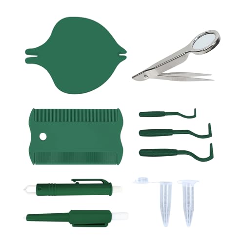 Zeckenentferner-Werkzeug für Hunde, multifunktionales Haustier-Flohzieher-Set, kompaktes ergonomisches Flohentfernungsset, sichere und einfache Verwendung für Hunde, Katzen, Haushalte mit mehreren Zeckenentferner-Werkzeug für Hunde, multifunktionales Haustier-Flohzieher-Set, kompaktes ergonomisches Flohentfernungsset, sichere und einfache Verwendung für Hunde, Katzen, Haushalte mit mehreren von Huvqianu