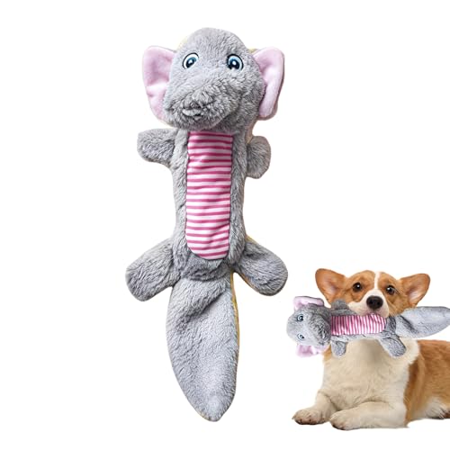 Huxibai Hundespielzeug aus Plüsch, quietschendes Spielzeug für Hunde, interaktives Kauspielzeug mit Quietschen in Tierform für Zähne und Entspannung Indoor Outdoor Huxibai Hundespielzeug aus Plüsch, quietschendes Spielzeug für Hunde, interaktives Kauspielzeug mit Quietschen in Tierform für Zähne und Entspannung Indoor Outdoor von Huxibai