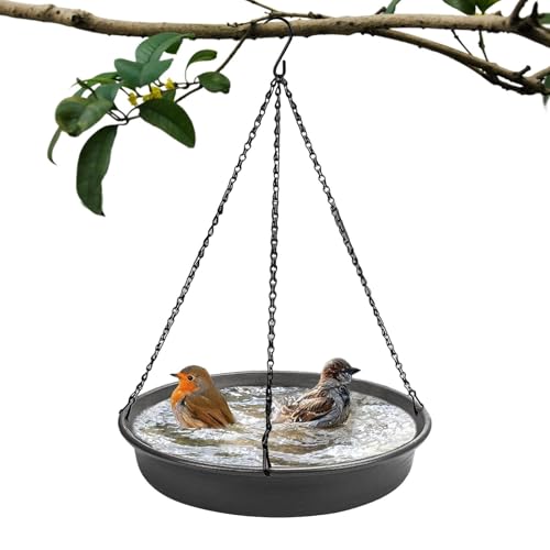 Huxibai Outdoor -Vogelbad -Schüssel, Vogelbad für Außenseite,Garten im Freien Vogelbad Tablett - S-förmiger Haken, Wildtierschaltplatte, Wasserschale für Gartengarten im Freien im Freien Garten Huxibai Outdoor -Vogelbad -Schüssel, Vogelbad für Außenseite,Garten im Freien Vogelbad Tablett - S-förmiger Haken, Wildtierschaltplatte, Wasserschale für Gartengarten im Freien im Freien Garten von Huxibai