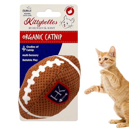 Huxley & Kent Katzenspielzeug | HK Fußball | Starkes Katzenminze gefülltes Katzenspielzeug | Weiches Plüsch-Kittyspielzeug mit Katzenminze und Knistern | Kittybelles Huxley & Kent Katzenspielzeug | HK Fußball | Starkes Katzenminze gefülltes Katzenspielzeug | Weiches Plüsch-Kittyspielzeug mit Katzenminze und Knistern | Kittybelles von Huxley & Kent
