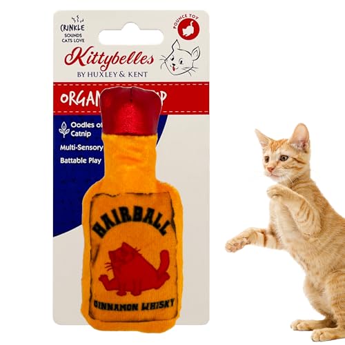 Huxley & Kent Katzenspielzeug | Haarball Zimt Whiskey | Windelstunde Starkes Katzenminze Gefülltes Katzenspielzeug | Weiches Plüsch Kitty Spielzeug mit Katzenminze und Knistern | Kittybelles Huxley & Kent Katzenspielzeug | Haarball Zimt Whiskey | Windelstunde Starkes Katzenminze Gefülltes Katzenspielzeug | Weiches Plüsch Kitty Spielzeug mit Katzenminze und Knistern | Kittybelles von Huxley & Kent