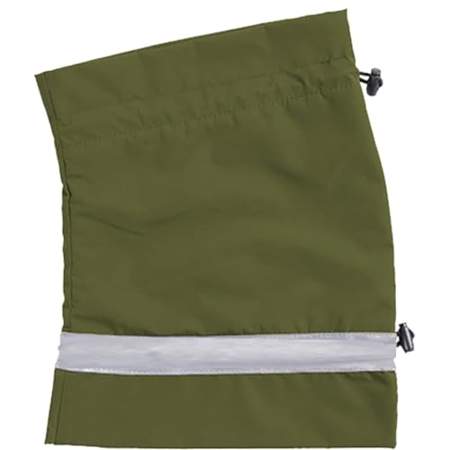 Hunde-Ohrwickel, beruhigende Kapuze, warme Hunde-Abdeckung, wasserdicht, warm, beruhigende Kapuze, Ohrwickel, verstellbare Schnalle, Hundehalswickel mit reflektierendem Streifen, Fellpflege-Stirnband von Huyeruie
