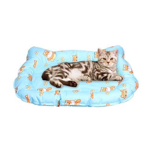 Huyeruie Kühlmatte für Haustiere, weiches Eiskissen, Katzen-Gel, bissfestes Haustierzubehör, langlebiges Hunde-Kühlkissen für Käfig, Sofa, Boden, Auto Huyeruie Kühlmatte für Haustiere, weiches Eiskissen, Katzen-Gel, bissfestes Haustierzubehör, langlebiges Hunde-Kühlkissen für Käfig, Sofa, Boden, Auto von Huyeruie