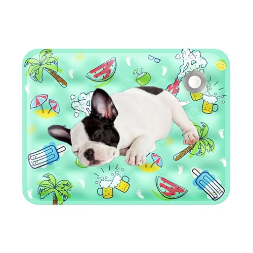 Huyeruie Kühlmatte für Hunde | Indoor Cat Cool Pad | Sommer Kühlmatte und Isomatte, Wasseraufnahme-Oberseite, waschbares tragbares Kühlbett für Haustiere Huyeruie Kühlmatte für Hunde | Indoor Cat Cool Pad | Sommer Kühlmatte und Isomatte, Wasseraufnahme-Oberseite, waschbares tragbares Kühlbett für Haustiere von Huyeruie