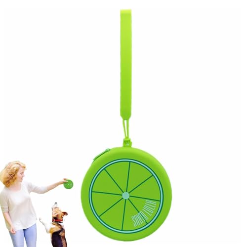 Huyeruie Leckerli-Tasche für Haustiere, Hundetraining, Snack, Silikonbeutel, Hundetraining, Leckerlibeutel, Snackbeutel für Outdoor-Abenteuer, Wandern, Camping von Huyeruie