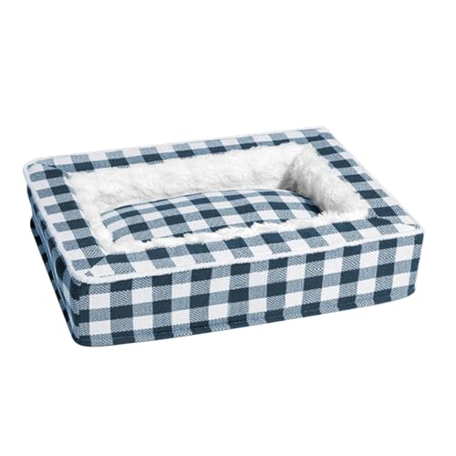 Huyeruie Mittelgroßes Hundebett | waschbares Hundebett aus weichem Schottenkaro, Hundemöbel, abnehmbare Hundebetten für kleine, mittelgroße und große Haustiere Huyeruie Mittelgroßes Hundebett | waschbares Hundebett aus weichem Schottenkaro, Hundemöbel, abnehmbare Hundebetten für kleine, mittelgroße und große Haustiere von Huyeruie