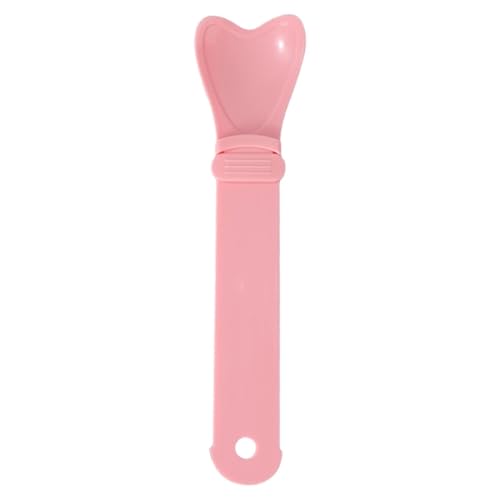 Katzenstreifen Happy Spoon | Katzensnack Schaufel Herzform Streifen Quetschlöffel | Breiter Mund Tragbarer Katzenfutterlöffel Katzenfutterspender für Haustier Katze Hund Fütterung Nasse von Huyeruie