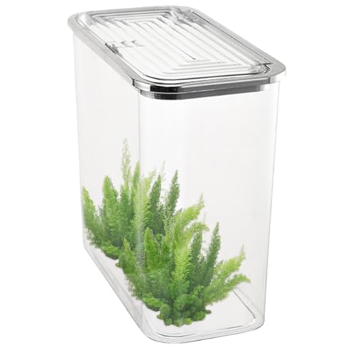Kleines Aquarium, kleines Betta-Aquarium, Desktop-Fischtank, Landschaftsschildkrötenbecken, dekoratives Betta-Tank für Zuhause, Hotel, Restaurant von Huyeruie