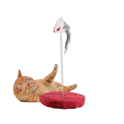 Kratzbaum für Katzen, Federpfosten, Kratzbaum, verbessert die Gesundheit und das gute Verhalten von Kätzchen, Möbelkratzer-Schutzzubehör Kratzbaum für Katzen, Federpfosten, Kratzbaum, verbessert die Gesundheit und das gute Verhalten von Kätzchen, Möbelkratzer-Schutzzubehör von Huyeruie