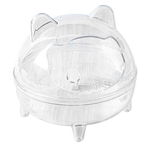 Sandbad Box für Hamster - Transparente Haustierstreubox, Sandbad für Dusche, Golden Bear Bad Anti-Umkippen, abnehmbar, hohe Kapazität, Cam Sandbad Box für Hamster - Transparente Haustierstreubox, Sandbad für Dusche, Golden Bear Bad Anti-Umkippen, abnehmbar, hohe Kapazität, Cam von Huyeruie