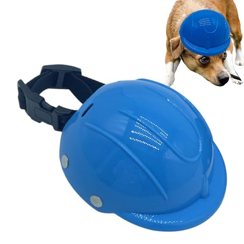 Sicherheitshut für kleine Hunde, Outdoor-Reiten, Welpenkappen, verstellbarer Gürtel, harter Sicherheitshut, Kopfschutz, schützende Reitkappe, multifunktional für Tierliebhaber, Autofahren Sicherheitshut für kleine Hunde, Outdoor-Reiten, Welpenkappen, verstellbarer Gürtel, harter Sicherheitshut, Kopfschutz, schützende Reitkappe, multifunktional für Tierliebhaber, Autofahren von Huyeruie