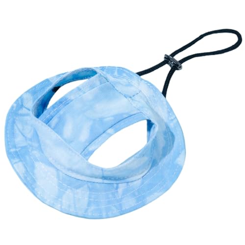 Sonnenschutz-Kapuze – Hundehut, Sonnen-Baseballkappe, verstellbar, für Outdoor-Sport, Sonnenschutz, Sommer-Angelhut mit Ohrlöchern, verstellbares Hundevisier, breite Krempe, Haustierhüte für den Sonnenschutz-Kapuze – Hundehut, Sonnen-Baseballkappe, verstellbar, für Outdoor-Sport, Sonnenschutz, Sommer-Angelhut mit Ohrlöchern, verstellbares Hundevisier, breite Krempe, Haustierhüte für den von Huyeruie