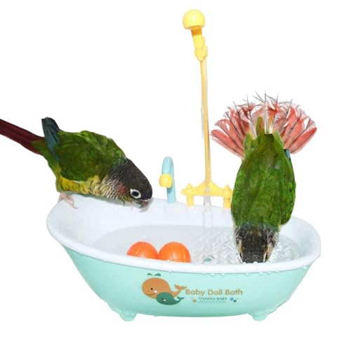 Vogel-Duschwanne, automatische Vogelbadewanne, multifunktionale Badewanne für Vögel, Badewanne für Papageien für Vögel, Duschkabine für Vögel, Pool für An Vogel-Duschwanne, automatische Vogelbadewanne, multifunktionale Badewanne für Vögel, Badewanne für Papageien für Vögel, Duschkabine für Vögel, Pool für An von Huyeruie