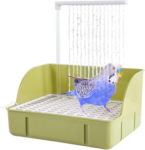 Hvjwfu vogeldusche Wellensittich Dusche,Vogel Badehaus Badewanne für Wellensittich Automatische Haustier-Vogeltrunke Automatisches Papageienbad für WellensittichWasserhähnen, Papageien -G Hvjwfu vogeldusche Wellensittich Dusche,Vogel Badehaus Badewanne für Wellensittich Automatische Haustier-Vogeltrunke Automatisches Papageienbad für WellensittichWasserhähnen, Papageien -G von Hvjwfu