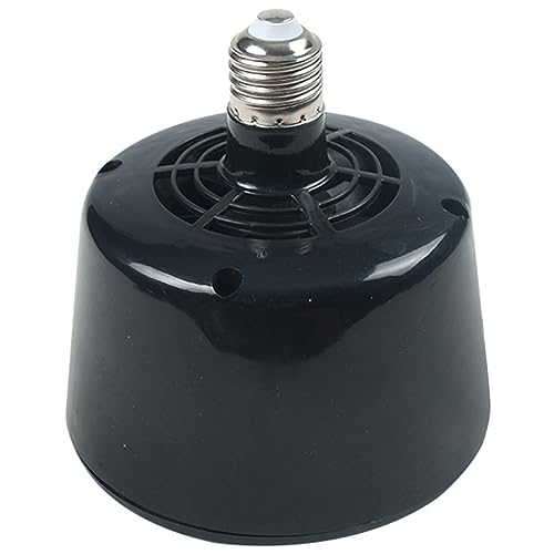 Hxhsgmeh 1 Stück Isolierlampe, Heizlampe, Warmluftlampe, Reptilien-Isolierlampe, Intelligente Konstante Temperatur für Brütende Haustiere (Schwarz) von Hxhsgmeh