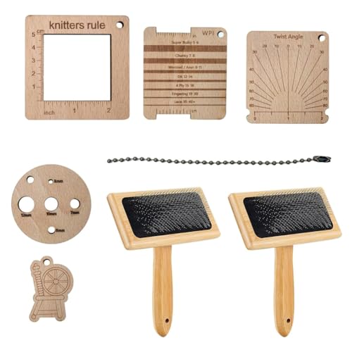 Hxhsgmeh Kardierbürsten für Handkardieren, Bürsten, Robuste Garnbürste, Mischbrett für Hundekatzenkätzchen Hxhsgmeh Kardierbürsten für Handkardieren, Bürsten, Robuste Garnbürste, Mischbrett für Hundekatzenkätzchen von Hxhsgmeh