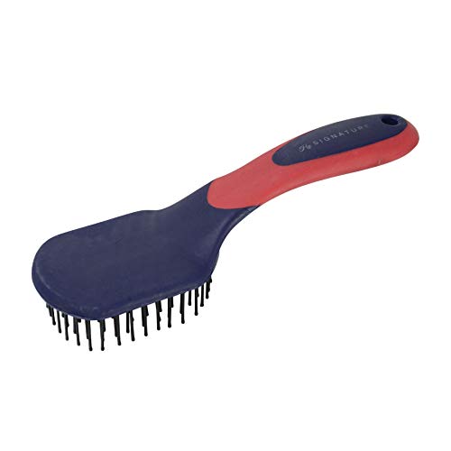 HySignature Soft Touch Mane and Tail Brush One Size Navy Red Blue von Y&H