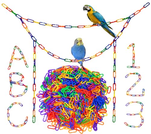 Hyamass C-Clips, Ketten, Haken, Kunststoff-Kettenglieder, C-Links, Lernspielzeug, Zuckergleiter für Sittiche, kleine Haustiere, Ratten, Papageien, Vögel, Spielzeug, Käfig, Schaukel, Klettern, Hyamass C-Clips, Ketten, Haken, Kunststoff-Kettenglieder, C-Links, Lernspielzeug, Zuckergleiter für Sittiche, kleine Haustiere, Ratten, Papageien, Vögel, Spielzeug, Käfig, Schaukel, Klettern, von Hyamass