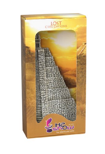 Hydor B00220 Aquariendekoration Lost Civilization Aztec Pyramide links, Höhe 31 cm von Hydor