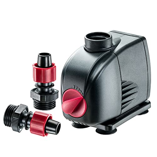 Hydor Kreiselpumpe SELTZ L 1200 l/h für Frisch- und Meerwasser, Mehrzweck, Filterkartusche und Armaturen von Hydor