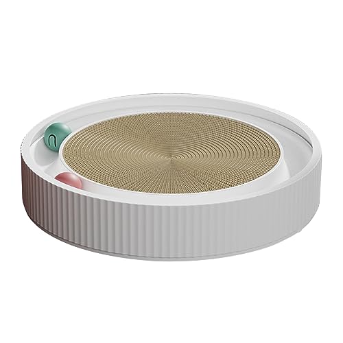 Hyexu Kratzmatte Nest Katzenkratzpad Rundes Kratzpad Nest Katzenkratzbrett Kratzbrett Kratzbrett für Katzen Katzenkratzbrett 3 in 1 Runde Kratzmatte Nest mit Spielzeugbällen für Indoor-Katzen Hyexu Kratzmatte Nest Katzenkratzpad Rundes Kratzpad Nest Katzenkratzbrett Kratzbrett Kratzbrett für Katzen Katzenkratzbrett 3 in 1 Runde Kratzmatte Nest mit Spielzeugbällen für Indoor-Katzen von Hyexu