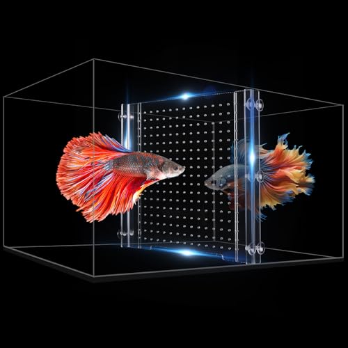 Hygger CO2 Verstellbares Acryl-Aquarium-Trenner-Set – Universal-Trenner für Mehrzweck-Fischisolierung (2 Größen optional (28,9 x 27,9 cm) von Hygger CO2