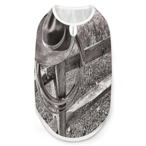 Bedruckte Kleidung für Haustiere, Motiv: USA-Cowboy, cooles Welpen-Shirt für kleine, mittelgroße und große Haustiere, Hunde, Katzen, Größe S Bedruckte Kleidung für Haustiere, Motiv: USA-Cowboy, cooles Welpen-Shirt für kleine, mittelgroße und große Haustiere, Hunde, Katzen, Größe S von Hyghfg