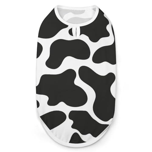 Bedruckte Kleidung mit Kuhmuster, coole Welpen-Shirts für kleine, mittelgroße und große Haustiere, Hunde, Katzen, Größe XXL Bedruckte Kleidung mit Kuhmuster, coole Welpen-Shirts für kleine, mittelgroße und große Haustiere, Hunde, Katzen, Größe XXL von Hyghfg