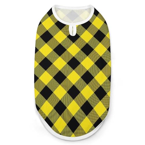 Diagonal Tartan Holzfäller-Karo-Kleidung, bedruckte Haustier-T-Shirts, coole Welpen-Shirts für kleine, mittelgroße und große Haustiere, Hunde, Katzen, Größe XL Diagonal Tartan Holzfäller-Karo-Kleidung, bedruckte Haustier-T-Shirts, coole Welpen-Shirts für kleine, mittelgroße und große Haustiere, Hunde, Katzen, Größe XL von Hyghfg