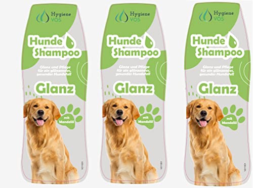 Hygiene VOS Hundeshampoo Glanz 3 x 300ml Glanzpflege mit Mandelöl für alle Hunde und Fellarten. Gute Kämmbarkeit Hygiene VOS Hundeshampoo Glanz 3 x 300ml Glanzpflege mit Mandelöl für alle Hunde und Fellarten. Gute Kämmbarkeit von Hygiene VOS