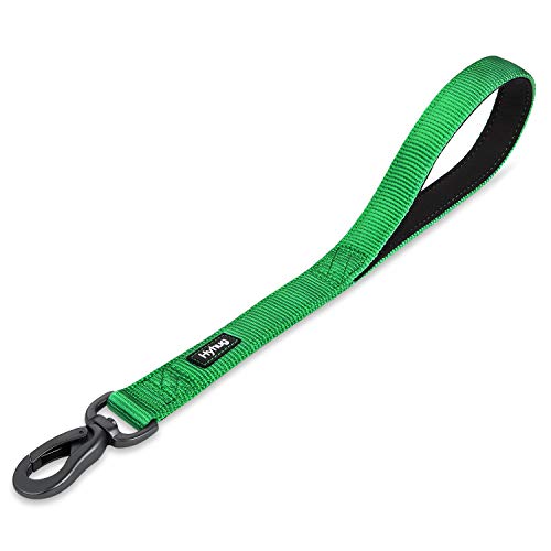 Hyhug verbesserter, haltbarer Nylon-Leine, weicher, schlagfester Griff, 18 Zoll Länge, geeignet für das tägliche Gehen und Training von mittleren und großen Hunden. (18 Zoll, Limonengrün) Hyhug verbesserter, haltbarer Nylon-Leine, weicher, schlagfester Griff, 18 Zoll Länge, geeignet für das tägliche Gehen und Training von mittleren und großen Hunden. (18 Zoll, Limonengrün) von Hyhug