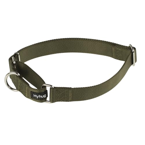Hyhug Martingal Hundehalsband mit Schnalle: Ausbruchsicher, rutschfestes Robustes Polyester, farbechtes verstellbares Haustierzubehör für mittelgroße Hunderassen (Mittel, Army Grün) Hyhug Martingal Hundehalsband mit Schnalle: Ausbruchsicher, rutschfestes Robustes Polyester, farbechtes verstellbares Haustierzubehör für mittelgroße Hunderassen (Mittel, Army Grün) von Hyhug