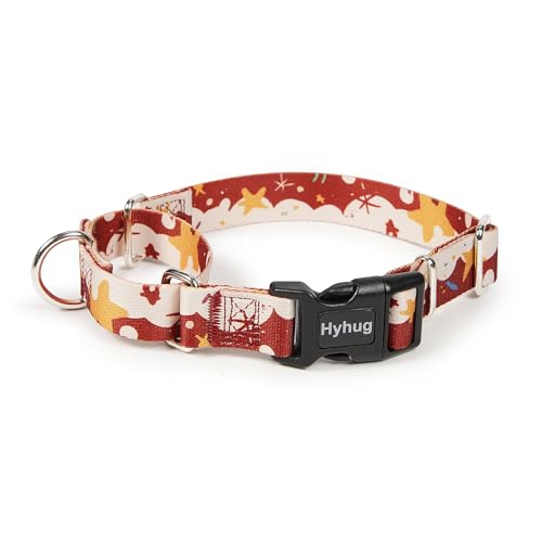 Hyhug Pets Verstellbares Martingale-Hundehalsband mit Schnellverschluss-Schnalle, farbecht, strapazierfähig, Anti-Ausbruch, Training, rutschfestes Welpenhalsband (Stern, XXS Hyhug Pets Verstellbares Martingale-Hundehalsband mit Schnellverschluss-Schnalle, farbecht, strapazierfähig, Anti-Ausbruch, Training, rutschfestes Welpenhalsband (Stern, XXS von Hyhug